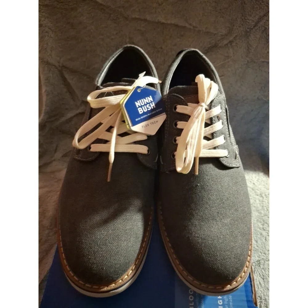 Nunn Bush Shoes Mens Size 8 Gunmetel/Gris New Haven Lace Up Oxford *NWT*